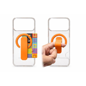 کاور iPhone 17 Pro Max Magnetic Case with Finger Grip and Card Slot