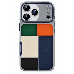 کاور Colourful case برای iPhone 17 Pro Max ( سرمه ای )