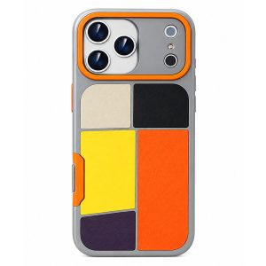 کاور Colourful case برای iPhone 17 Pro Max ( نارنجی )