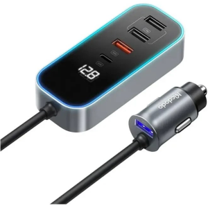شارژر فندکی مک دودو ( digital display 5 ports 107w )