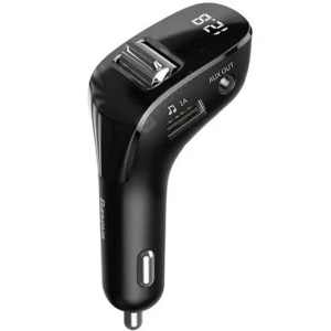 شارژر فندکی و گیرنده بلوتوثی بیسوس ( streamer f40 aux wireless mp3 )