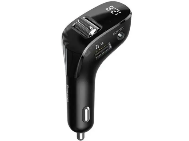 شارژر فندکی و گیرنده بلوتوثی بیسوس ( streamer f40 aux wireless mp3 )